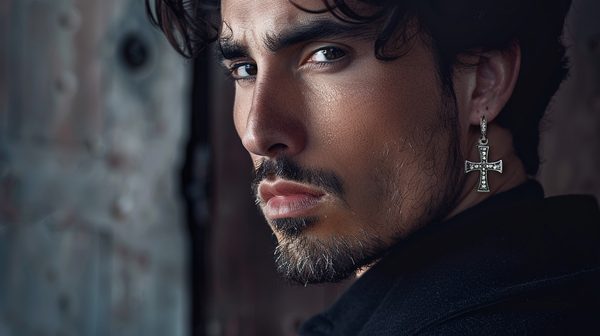 Boucles d'oreilles croix pour homme : comment choisir ?