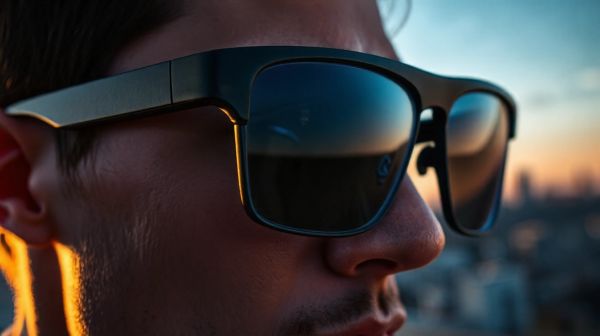 Lunettes de soleil intelligentes pour porteurs de lunettes